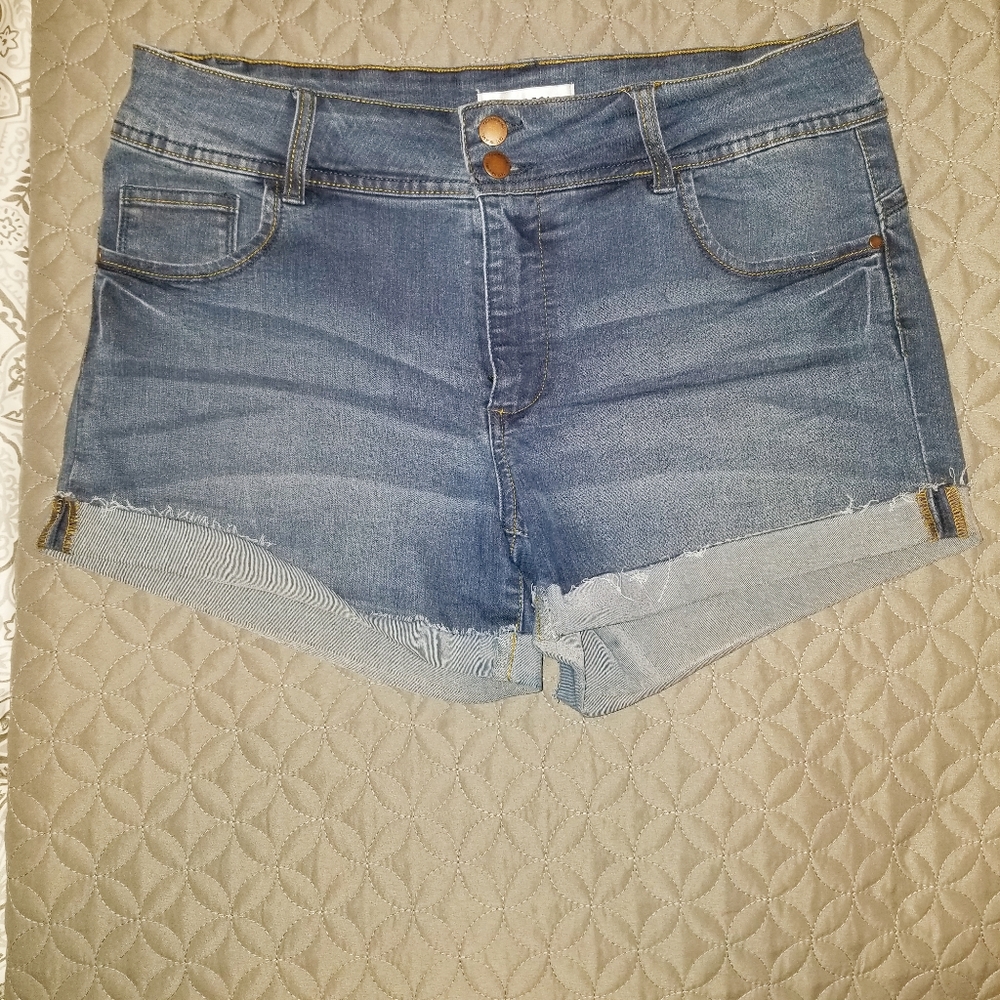 Denim shorts